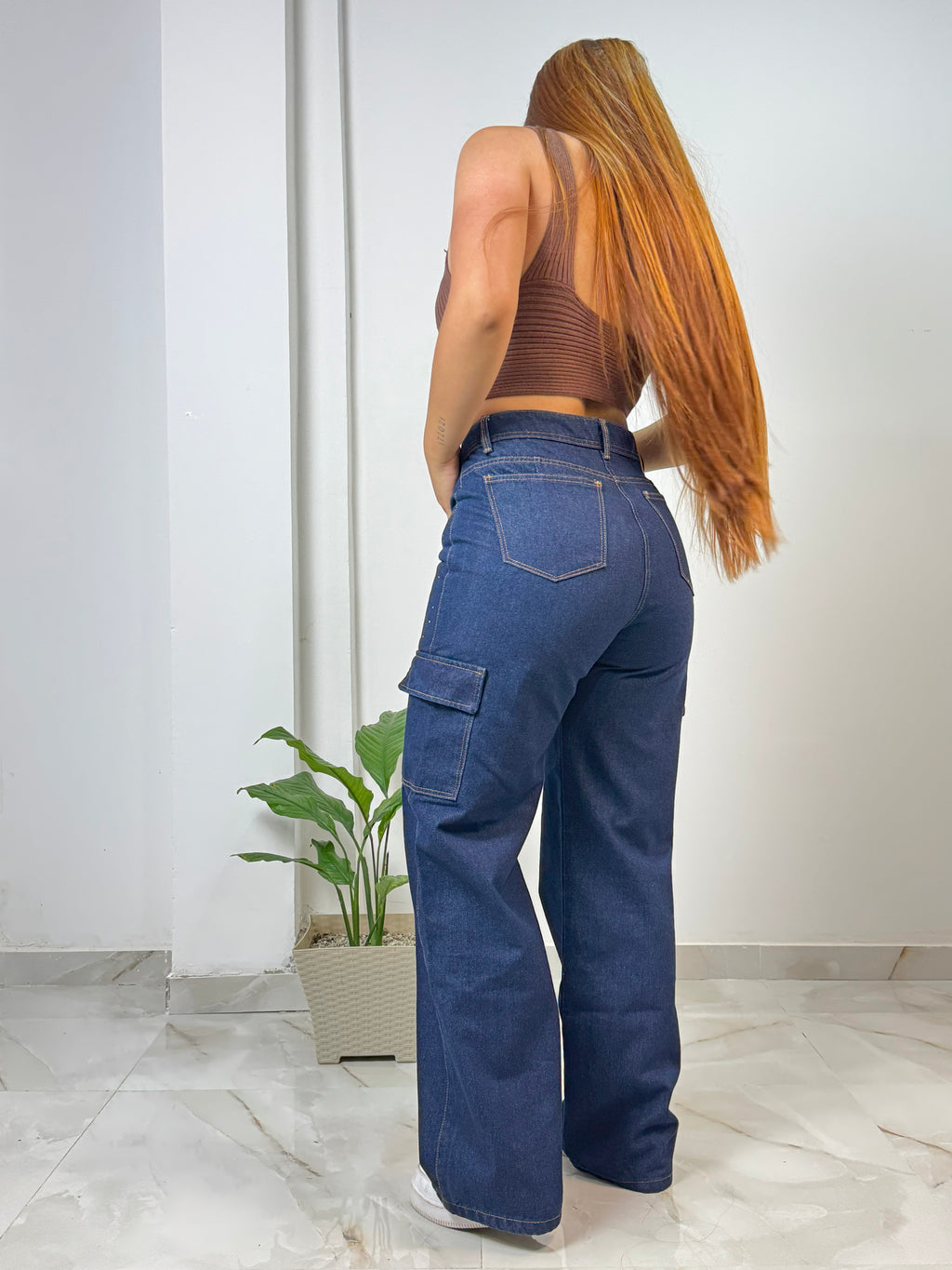 Jean Cargo "Eclipse" Azul Oscuro